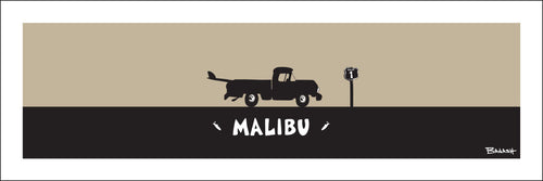 MALIBU ~ SURF PICKUP ~ 8x24
