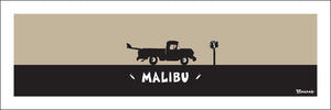 MALIBU ~ SURF PICKUP ~ 8x24