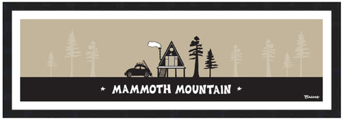 MAMMOTH MOUNTAIN ~ SKI BUG ~ A FRAME HUT ~ 8x24