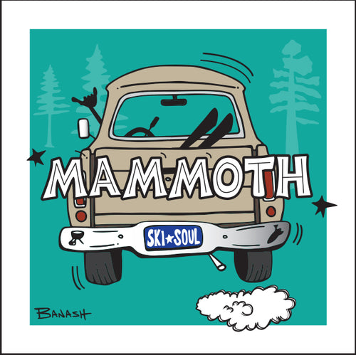 MAMMOTH ~ SKI PICKUP TAIL ~ AIR ~ 12x12
