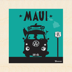 MAUI ~ SURF BUS GRILL ~ 6x6