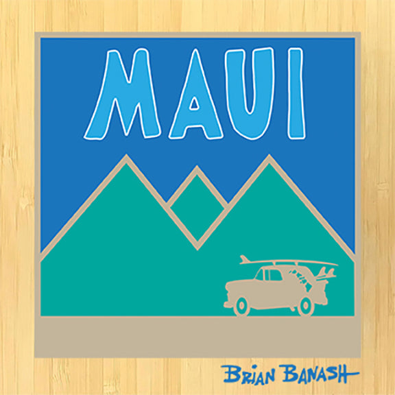 MAUI ~ MAUI MOUNTAIN ~ 6x6
