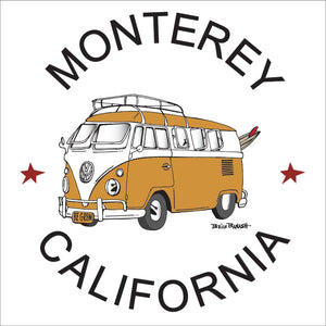 MONTEREY ~ CALIF STYLE BUS ~ 12x12