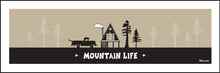 Load image into Gallery viewer, MOUNTAIN LIFE ~ A FRAME HUT ~ SKI PICKUP ~ 8x24