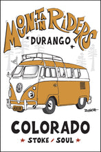 Load image into Gallery viewer, DURANGO ~ MOUNTAIN RIDERS ~ CALIF STYLE BUS ~ 12x18