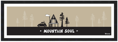 MOUNTAIN SOUL ~ NORTH COUNTY ~ SKI BUG ~ A FRAME HUT ~ 8x24