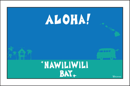 NAWILIWILI BAY ~ ALOHA ~ 12x18