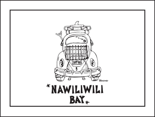 NAWILIWILI BAY ~ CATCH A LINE ~ SURF BUG ~ 16x20
