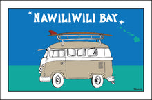 Load image into Gallery viewer, NAWILIWILI BAY ~ SURF BUS ~ 12x18