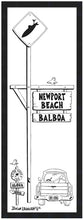 Load image into Gallery viewer, NEWPORT BEACH ~ BALBOA TOWN ~ 8x24