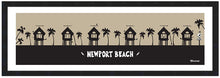 Load image into Gallery viewer, NEWPORT BEACH ~ SURF HUTS ~ 8x24