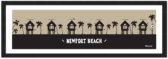 NEWPORT BEACH ~ SURF HUTS ~ 8x24