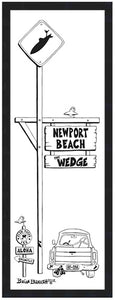 NEWPORT BEACH ~ THE WEDGE ~ 8x24