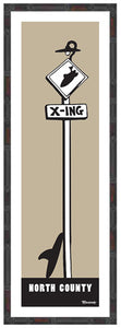 NORTH COUNTY ~ SURF XING ~ 8x24