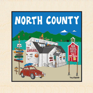NORTH COUNTY ~ THE OLDE SCHOOLHOUSE ~ 6x6