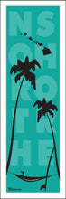 Load image into Gallery viewer, NORTH SHORE ~ LARGE VERTICAL ~ HAMMOCK ~ SHAKA ~ SURFBOARD ~ 8x24