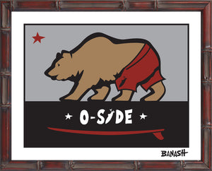 O-SIDE ~ SURF BEAR ~ 16x20