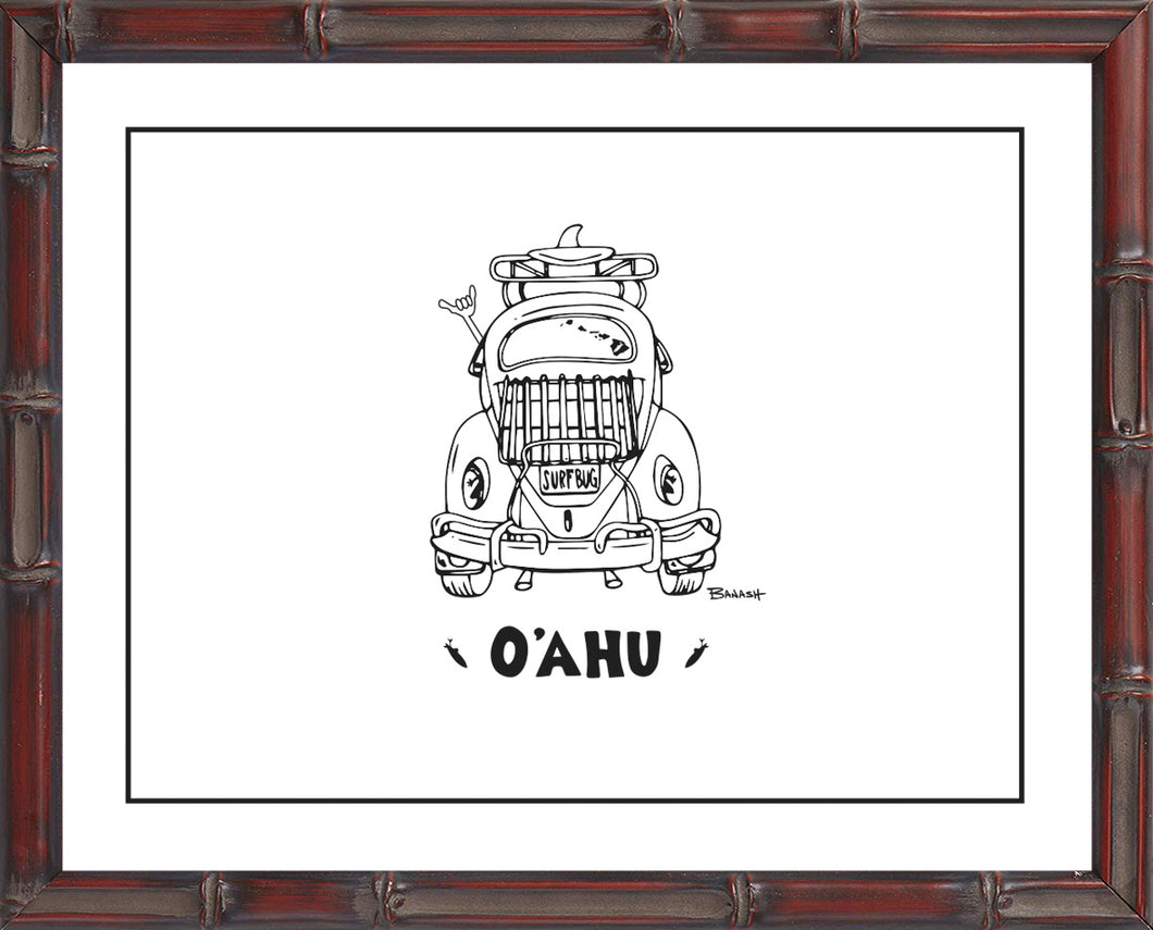 OAHU ~ CATCH A LINE ~ BUG ~ BAMBOO FRAME