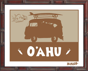 OAHU ~ CATCH SAND ~ SURF BUS ~ 12x16
