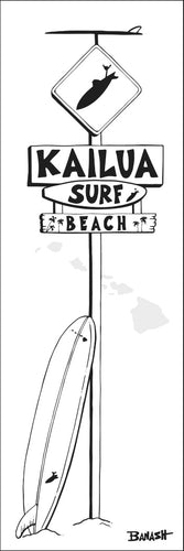 KAILUA ~ LONGBOARD ~ SURF XING ~ 8x24