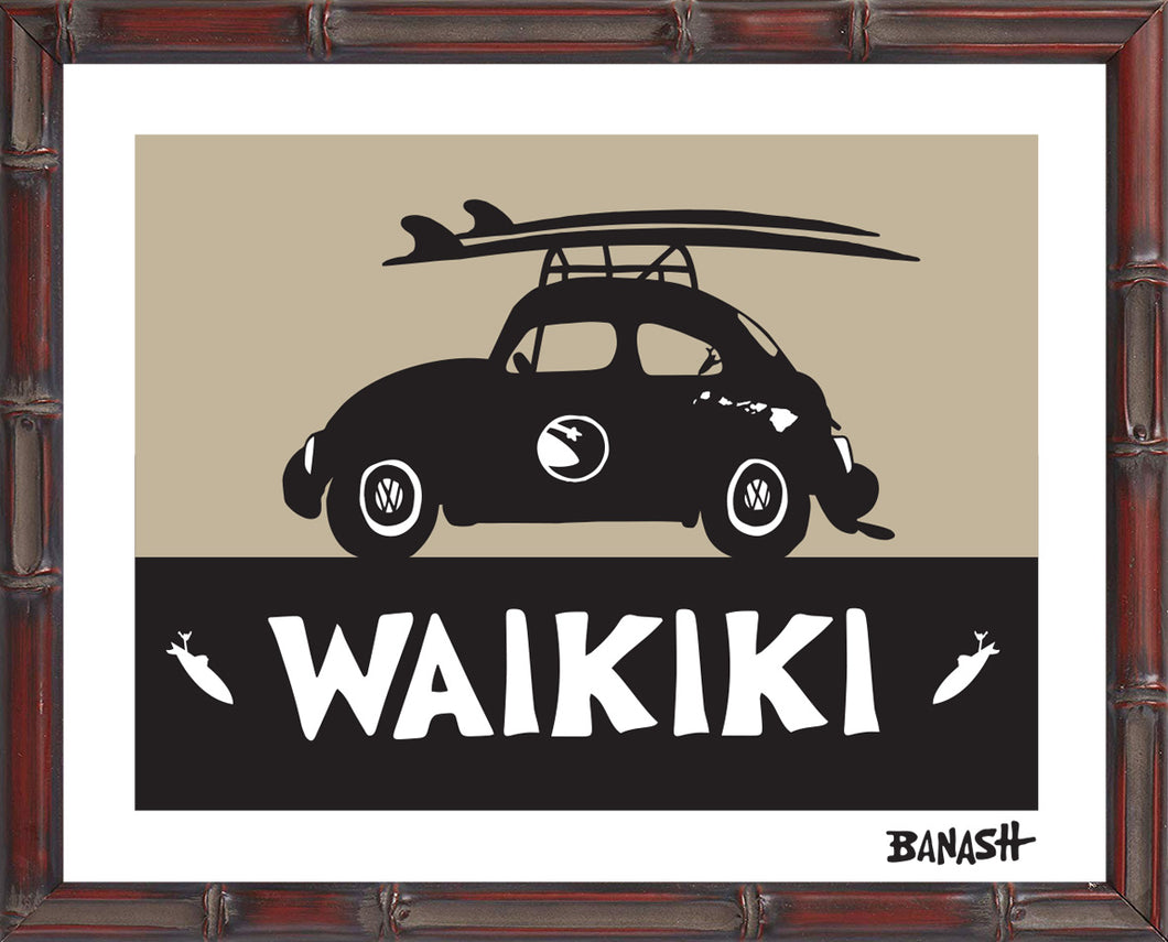 WAIKIKI ~ SURF BUG ~ 16x20