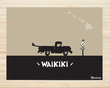 Load image into Gallery viewer, WAIKIKI ~ SURF PICKUP ~ 16x20