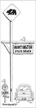 Load image into Gallery viewer, HUNTINGTON STATE BEACH ~ SURF XING ~ 8x24