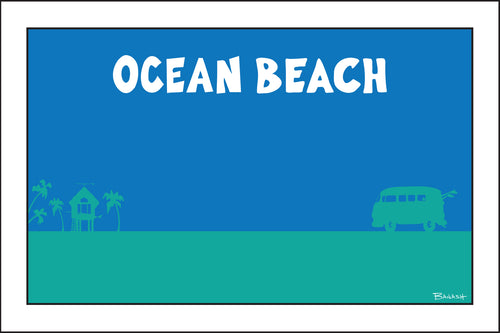 OCEAN BEACH ~ SURF BUS HUT ~ 12x18