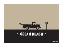 Load image into Gallery viewer, OCEAN BEACH ~ SURF PICKUP ~ 16x20