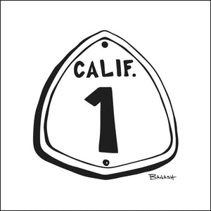 CALIFORNIA ~ OLD HWY 1 ~ 12x12