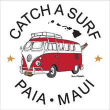 Load image into Gallery viewer, PAIA MAUI ~ CATCH A SURF ~ SURF BUS ~ 12x12
