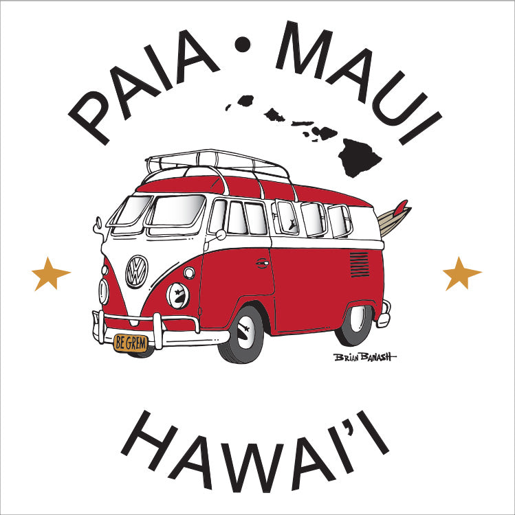 PAIA MAUI ~ HAWAII ~ SURF BUS ~ 12x12