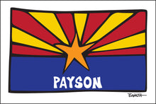 Load image into Gallery viewer, PAYSON ~ SUNRISE ~ ARIZONA FLAG ~ LOOSE ~ 12x18