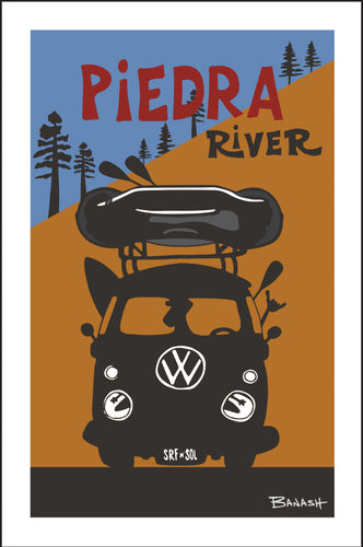 PIEDRA RIVER ~ RAFT BUS GRILL ~ DESERT SLOPE ~ 12x18