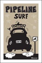 Load image into Gallery viewer, PIPELINE SURF ~ SURF BUG TAIL AIR ~ 12x18