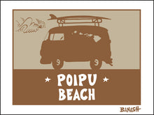 Load image into Gallery viewer, POIPU BEACH ~ SURF BUS ~ 16x20