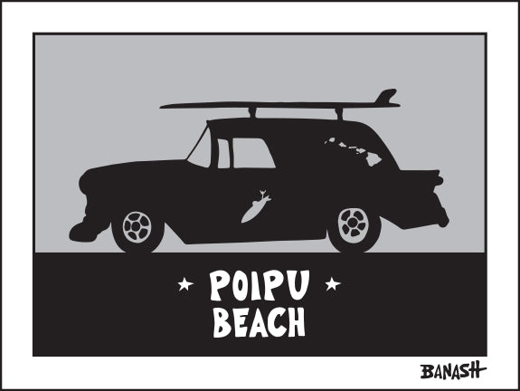 POIPU BEACH ~ SURF NOMAD ~ 16x20