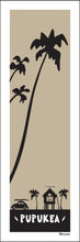 Load image into Gallery viewer, PUPUKEA ~ SURF BUG ~ SURF HUT ~ PALMS ~ 8x24