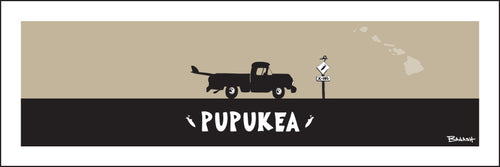 PUPUKEA ~ SURF PICKUP ~ 8x24