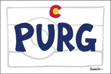 Load image into Gallery viewer, PURGATORY ~ PURG ~ COLORADO LOOSE FLAG ~ GHOST ~ 12x18