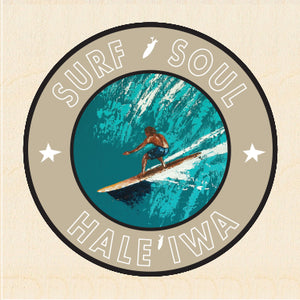 RIGHT FACE ~ SURF SOUL ~ HALEIWA ~ 6x6
