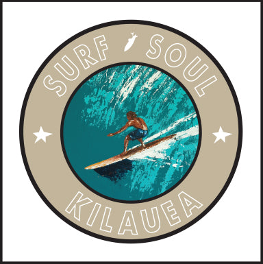SURF SOUL ~ KILAUEA ~ RIGHT FACE ~ 6x6