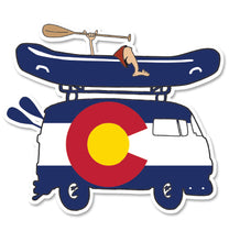 Load image into Gallery viewer, COLORADO RIVER RAFT GREM BUS ~ STICKERS (15) ~ 4x3