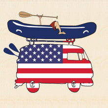 Load image into Gallery viewer, RAFT GREM BUS ~ U.S.A. STARS &amp; STRIPES ~ 6x6
