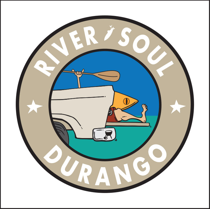 RIVER SOUL ~ DURANGO ~ TAILGATE KAYAK GREM ~ 12x12