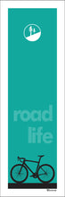 Load image into Gallery viewer, ROAD LIFE ~ ROAD BIKE ~ PINES SLOPE ~ SEAFOAM ~ 8x24