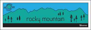 ROCKY MOUNTAIN ~ SEAFOAM ~ 8x24