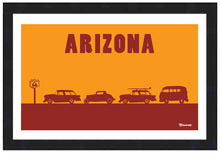 Load image into Gallery viewer, ROUTE 66 ~ ARIZONA ~ HOT RODS ~ 12x18