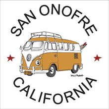 Load image into Gallery viewer, SAN ONOFRE ~ SURF RIDE ~ CALIF STYLE BUS ~ 6x6