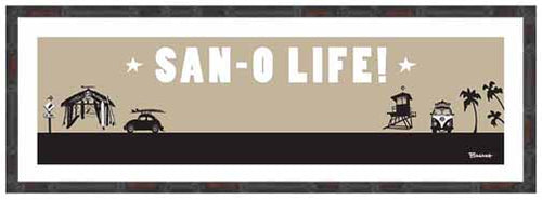SAN ONOFRE ~ SAN O LIFE ~ 8x24